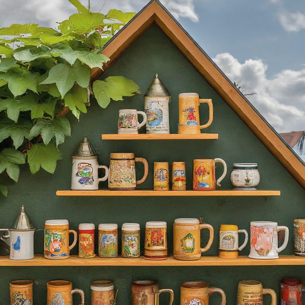 Make a great display: Collection of Beer mugs from Germany
