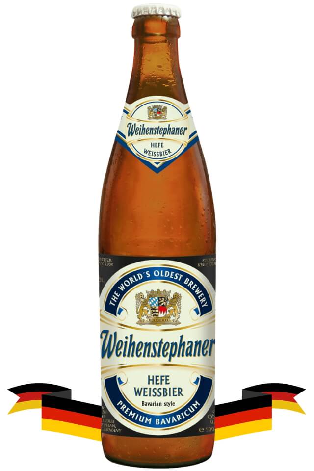 Weihenstephaner Hefe Weissbier, the benchmark German wheat beer